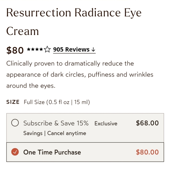 True botanicals resurrection radiance eye cream 0.5 oz - Picture 4 of 5
